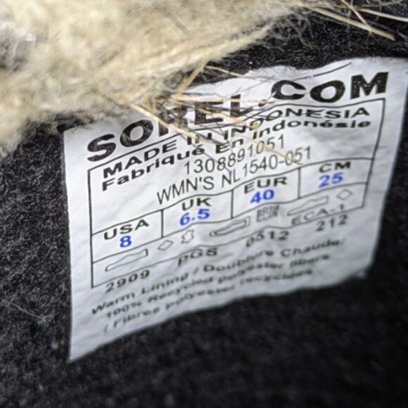 Sorel Joan of Artic Waterproof Boots GUC $240 Size 8 S2988 - Picture 11 of 12